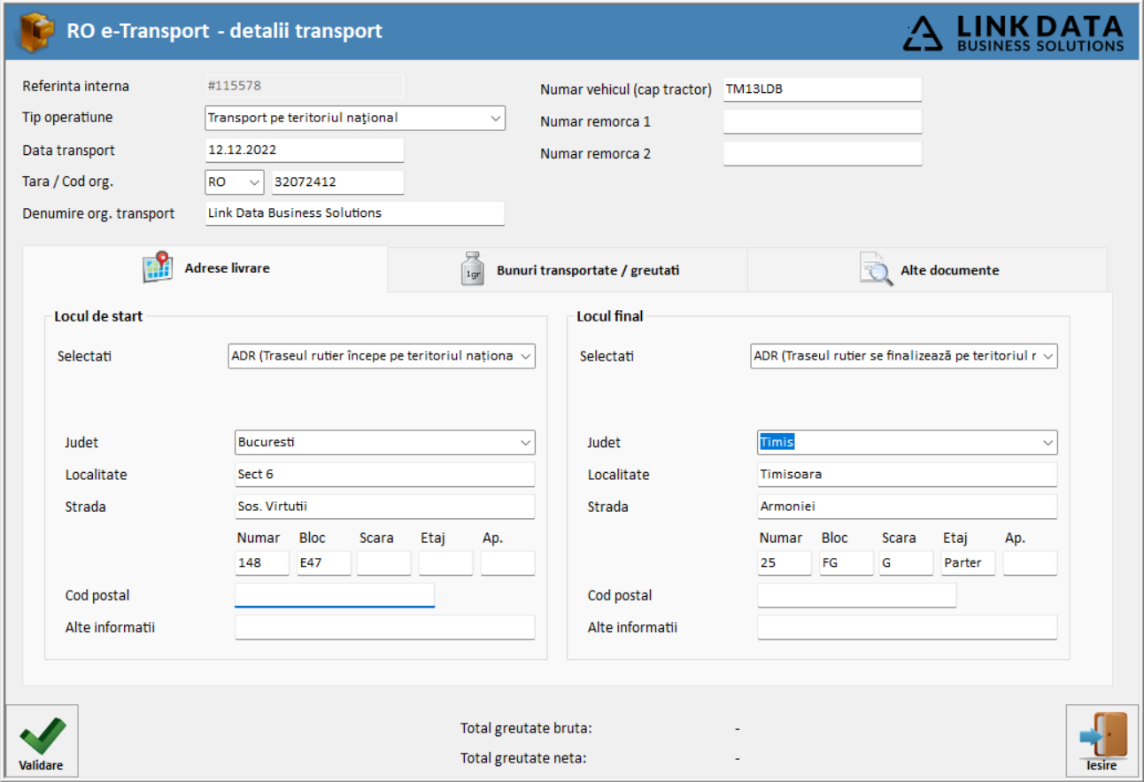 Buton e-Transport
