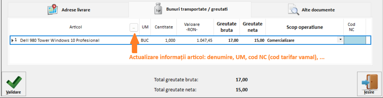 Buton e-Transport