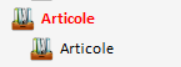 Meniu articole